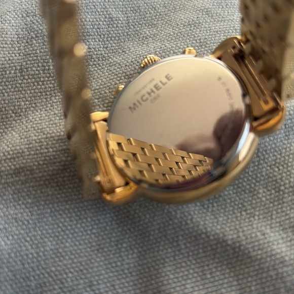 MICHELE CSX Diamond Embellished Bracelet Watch, 38mm - Picture 10 of 10